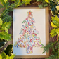 Eco Christmas card Christmas Tree