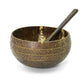 Coconut bowl and spoon set Geometric