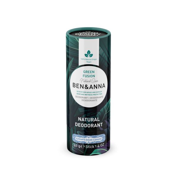 Bern and Anna eco-friendly natural vegan deodorant 40g Green fusion