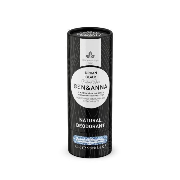 Bern and Anna eco-friendly natural vegan deodorant 40g Urban Black