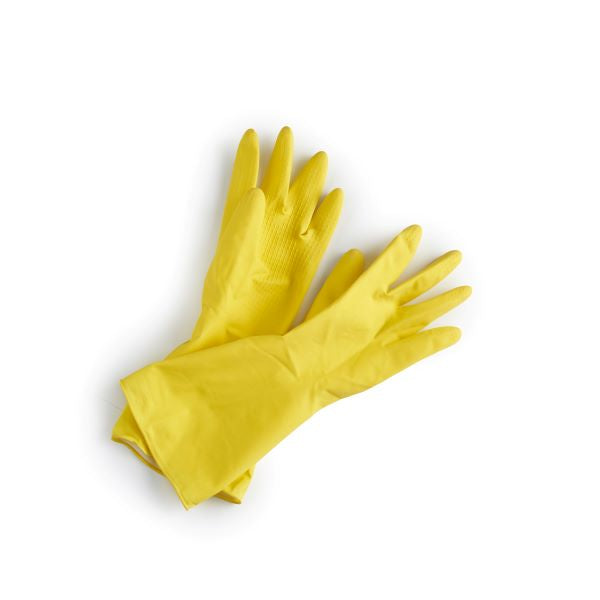 Natural latex rubber gloves 