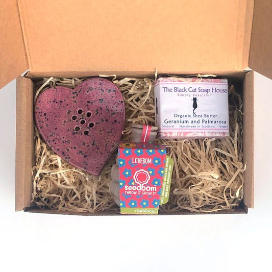 Eco love soap gift set Pink