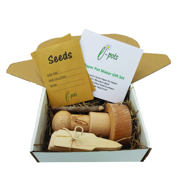 EPots paper pot eco-friendly gardener gift set