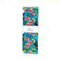 Reusable face cloth in toucan design (blue background with colourful toucans and plants)