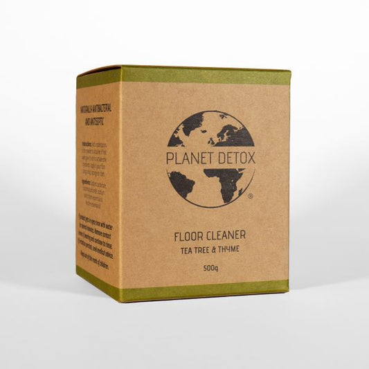 Eco-friendly natural floor cleaner powder from Planet Detox