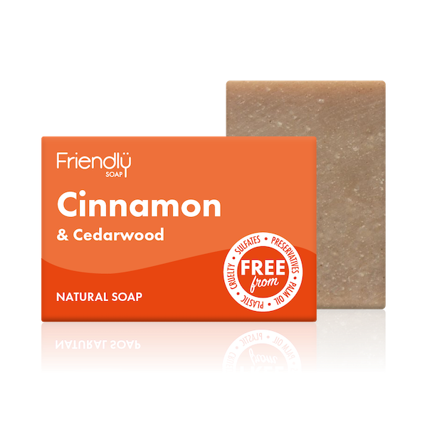 Friendly Soap soap bar Cinnamon and cedarwood