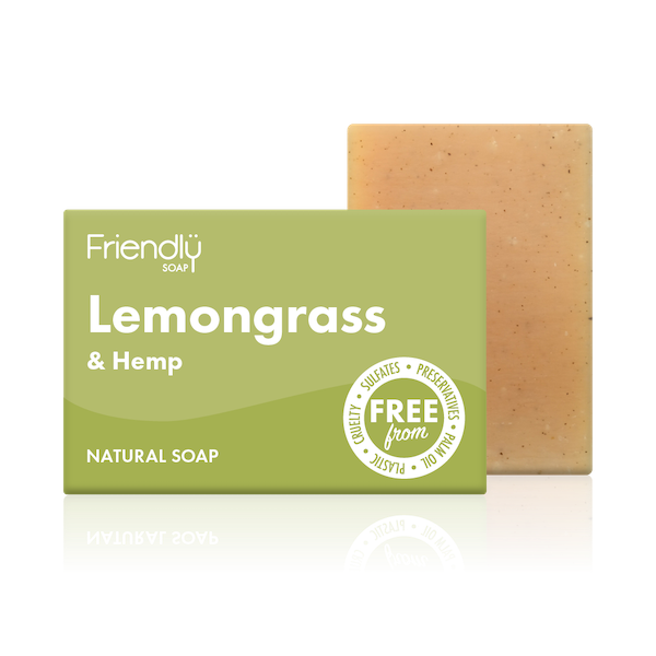 Friendly Soap soap bar Lemongrass and hemp