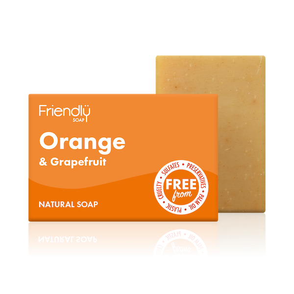 Friendly Soap soap bar Orange and grapefruit