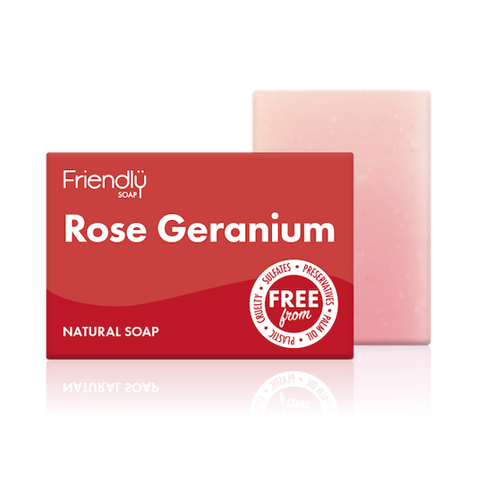 Friendly Soap soap bar Rose geranium