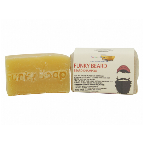 Funky beard eco-friendly shampoo