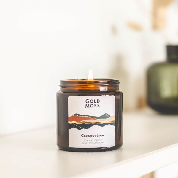 Eco-friendly soy wax candle Coconut sour