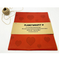 Eco-friendly wrapping paper Hearts Deep red