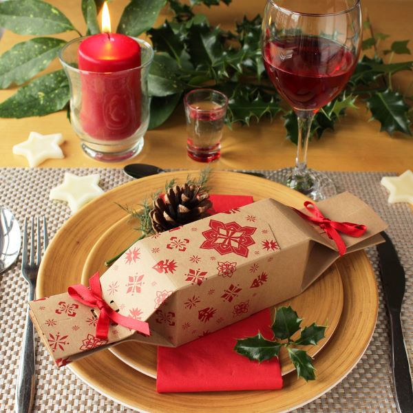Keep this cracker Reusable Christmas cracker on table Jewel Kraft