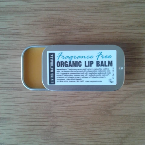 Organic lip balm Fragrance free