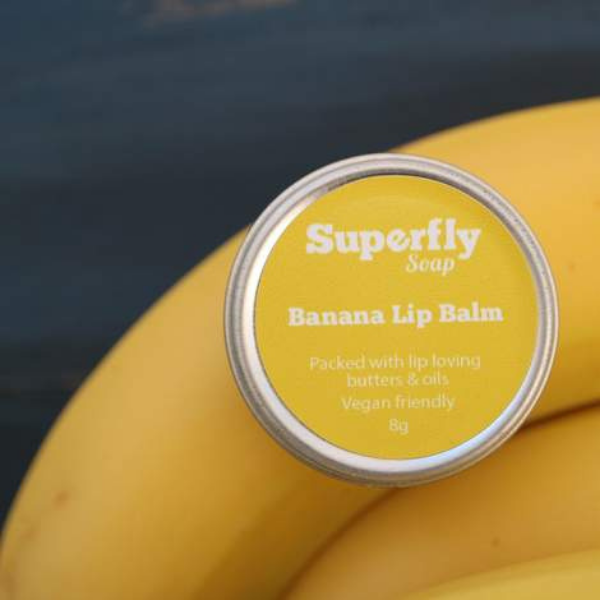Superfly Soap eco friendly lip balm banana