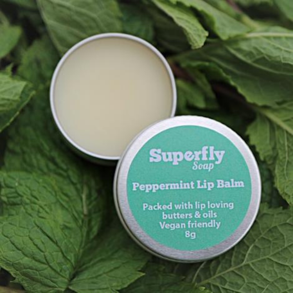 Superfly Soap eco friendly lip balm peppermint