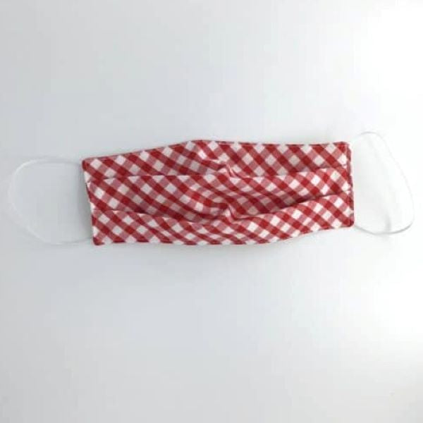 Reusable child mask red check