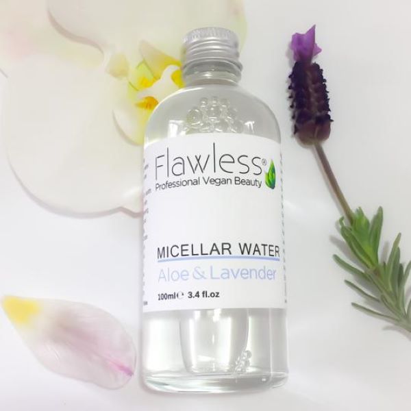 Eco friendly micellar water aloe and lavender