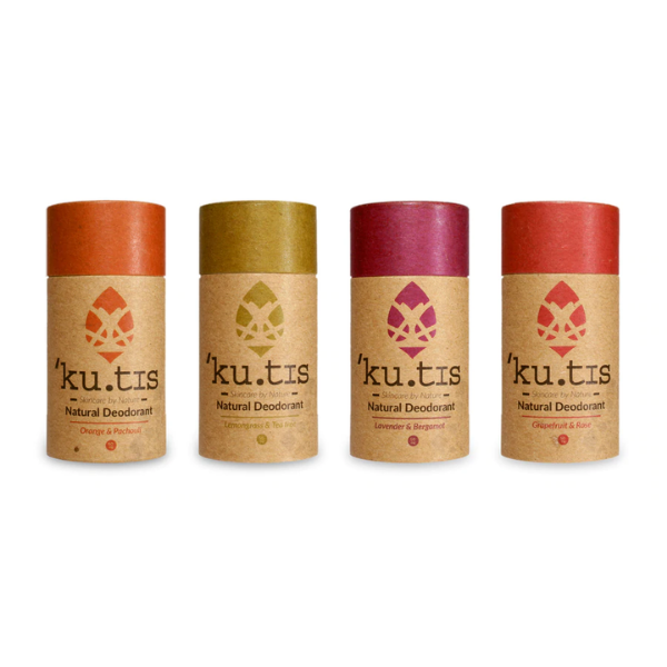 Eco-friendly natural deodorant range from kutis