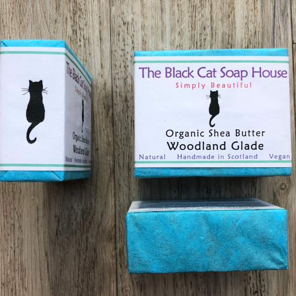 Eco-friendly Black Cat Soap House Soap bar Woodland glade