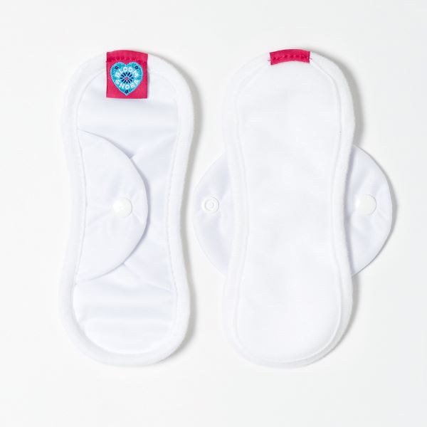Reusable sanitary pad White Nora Mini
