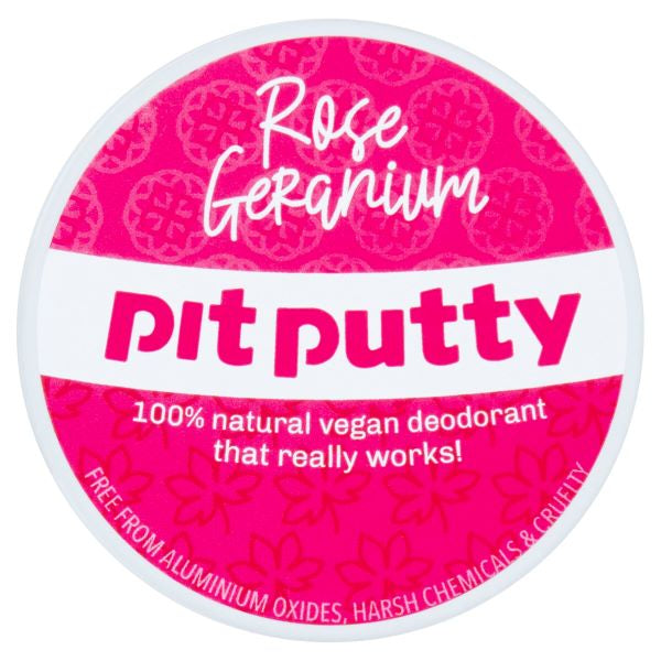 Pit Putty natural and eco-friendly deodorant Rose geranium