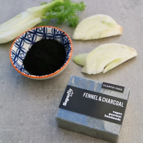 Superfly eco-friendly soap bar Fennel and charcoal