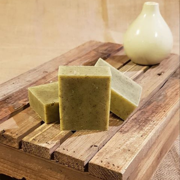 The Black Cat Soap House soap bar Nettle and mint