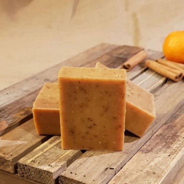 The Black Cat Soap House soap bar Spicy orange
