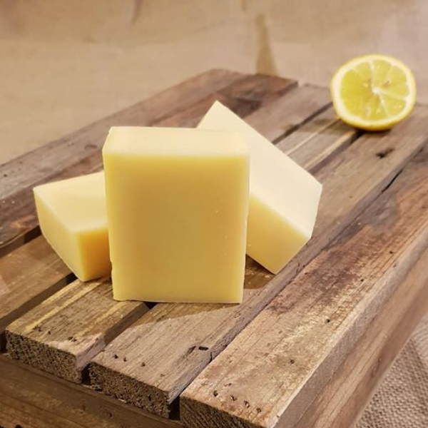 The Black Cat Soap House soap bar Zesty lemon