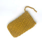 Soap saver bag crocheted mustard