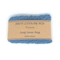 Soap saver bag crocheted blue