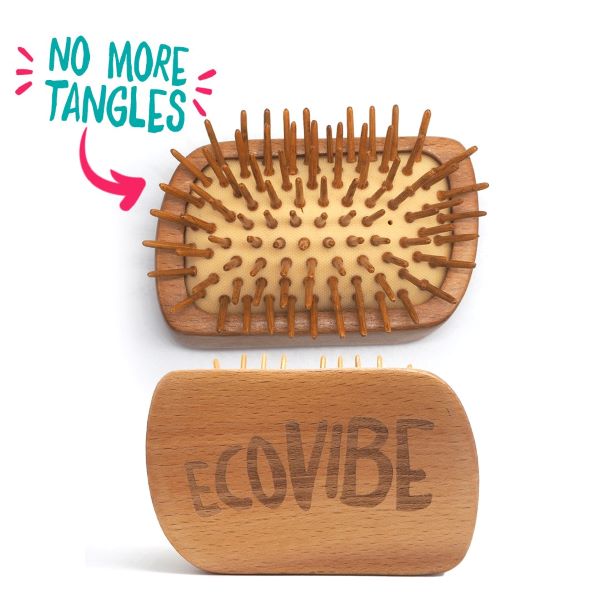 Eco-friendly tangle tamer hairbrush