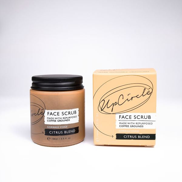 Coffee face scrub Citrus blend with box