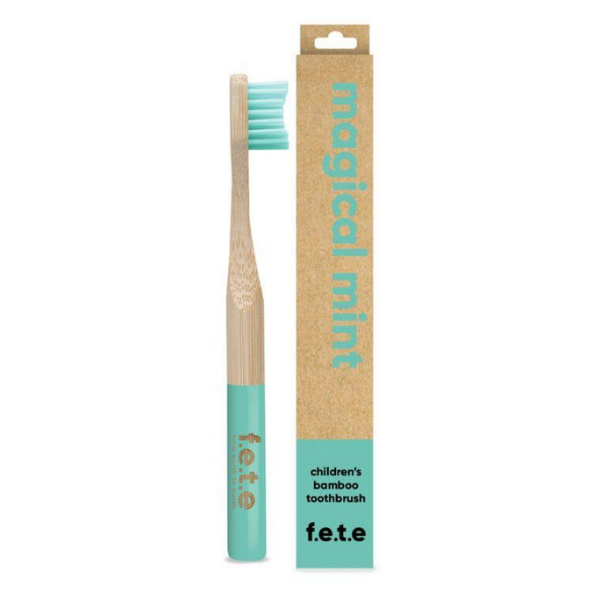 Child's bamboo toothbrush Magical mint