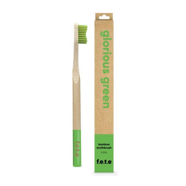 Bamboo toothbrush glorious green