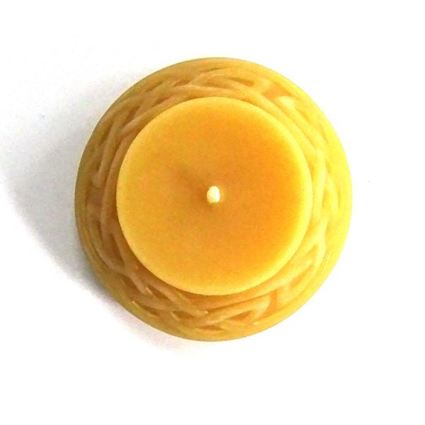 beeswax candle celtic