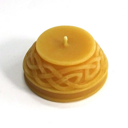 beeswax candle celtic