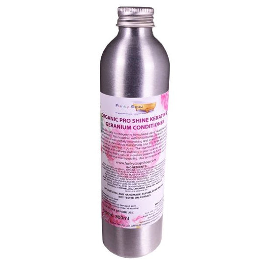 Plastic-free conditioner keratin, in aluminium bottle