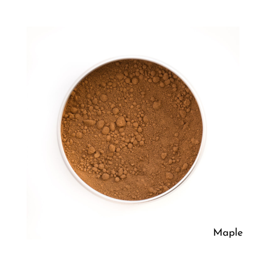 Mineral plastic-free foundation tin Maple