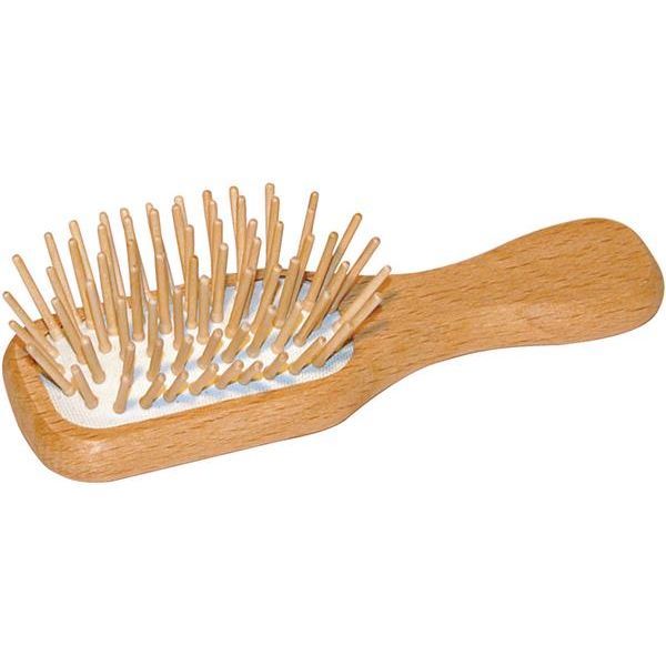 Eco-friendly wooden hairbrush mini