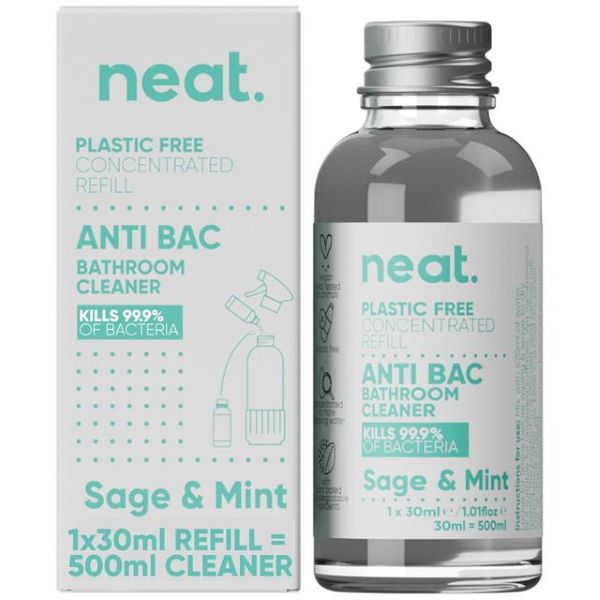 Eco-friendly anti-bac bathroom cleaner refill, Sage and mint