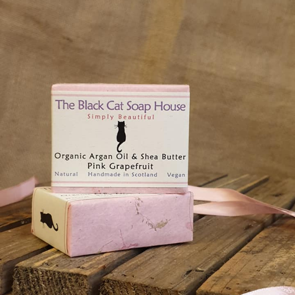Eco-friendly Black Cat Soap House Soap bar Pink grapefruit