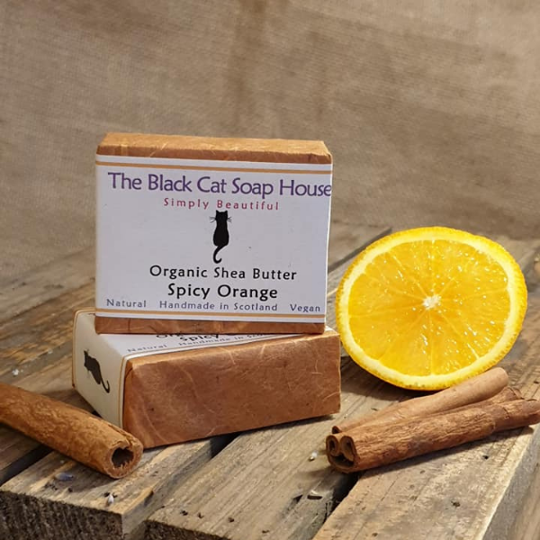 Eco-friendly Black Cat Soap House Soap bar Spicy orange