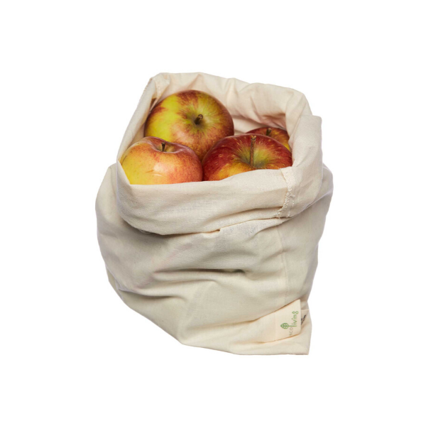 Organic cotton bread and produce bag