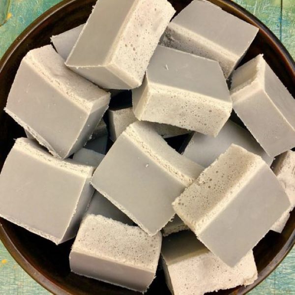 Lots of kitchen cleaning soap bar in a bowl