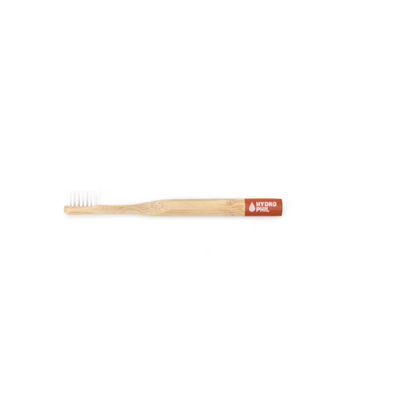 Hydrophil kids eco friendly bamboo toothbrush red