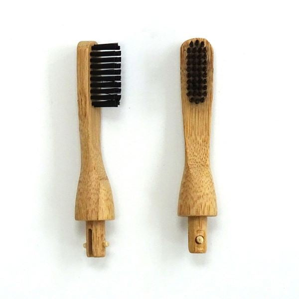Bamboo replacement toothbrush heads