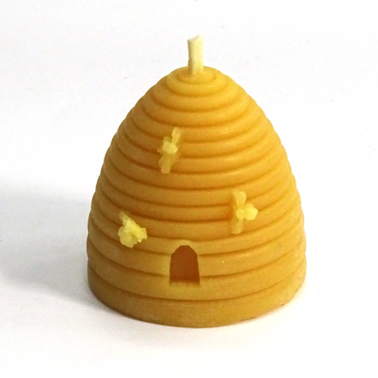 beeswax candle skep