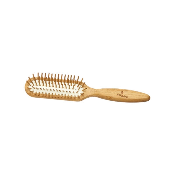 Eco-friendly wooden hairbrush small